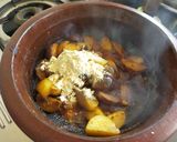 A picture of step 4 of Potato-Brinjal Sabzi.