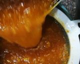 A picture of step 8 of Qamar Al din orange juice.