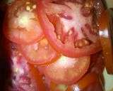 A picture of step 4 of Kachumbari.