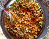 A picture of step 2 of Spicy Bhel party.
