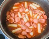 Hình bước làm 5 của món Tokbokki làm từ cơm nguội