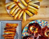 Foto del paso 9 de la receta: Aperitivos con filo: Rollitos de queso y sardinitas, Cestas Caprese & Cigarritos de sobrasada y miel