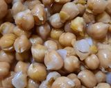 A picture of step 1 of Simple chana chaat.