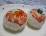 A picture of step 10 of Temari Sushi Balls with Shrimp.