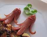 A picture of step 12 of Laughing Sausage Aliens From Outer Space.