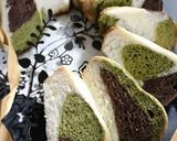 A picture of step 12 of Wonderful Gugelhupf Tri-Colored Marble Bread.