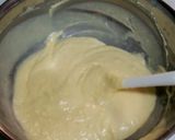 A picture of step 3 of Cheese Steamed Bread with Pancake Mix in a Frying Pan.