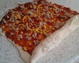 A picture of step 10 of My Roly Poly Tuna Sweetcorn Pizza 😀😉.