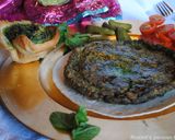 A picture of step 14 of Persian frittata with herbs (Kookoo Sabzi).