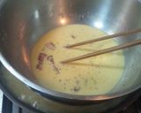 A picture of step 5 of Soy Milk Japanese Pasta Carbonara.