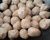 A picture of step 1 of My Curried battered Beef Meatballs. ☺.