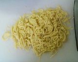 A picture of step 3 of Curry-Flavored Monjayaki (Pan-Fried Batter with Various Ingredients).