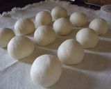 A picture of step 2 of Pan Au Lait (French Rolls).