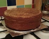 A picture of step 4 of Vickys 'FROZEN' Cake - Decoration Idea.