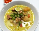Foto langkah ke 8 dari resep Soto Betawi Kuah Santan Susu.