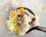 Hình bước làm 1 của món Cháo Sườn Khoai Tây Cà Rốt