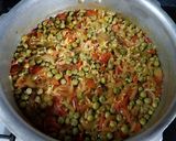 A picture of step 5 of Tomato peas pulao.
