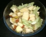 A picture of step 1 of Creamy Pasta Fruit Salad.