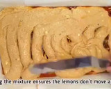 A picture of step 6 of Upside down lemon, maple and vanilla pudding with lemon maple butter.