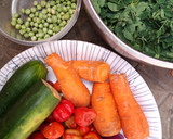 A picture of step 1 of Dambun couscous with chicken source.
