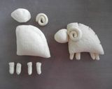 A picture of step 6 of Fluffy Sheep Cream Bread.