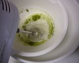 A picture of step 2 of Easy Matcha Cream for Crepe or Dorayaki.