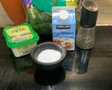 A picture of step 2 of Spinach and Feta Egg White Frittata.