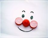 A picture of step 3 of Anpanman Rice Ball (Character Bento).