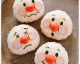 A picture of step 6 of Anpanman Rice Ball (Character Bento).