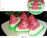Foto langkah ke 8 dari resep Bolu Semangka.