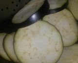 A picture of step 1 of Sig's Aubergine (Eggplant) and crispy Leek Soup.