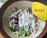 A picture of step 6 of Chicken Gizzards with Cucumber (Namul-style).