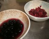 A picture of step 1 of Rich Very Berry NY Cheesecake.