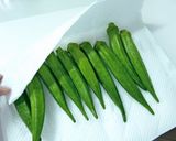 A picture of step 4 of Italian Nanban-style Chicken Tenders & Okra.