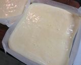 A picture of step 5 of Le Fraisier Style White Chocolate Cake.