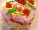 A picture of step 5 of Chirashi-zushi For Doll's Festival.