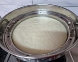 A picture of step 2 of Sandwich dhokla.