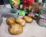 Foto langkah ke 1 dari resep French Fries Beef Cheese Melted.