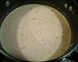 A picture of step 5 of Chicken ala King.