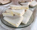 Foto del paso 27 de la receta: 🥪 Sándwiches de miga - variedad 🥪 Queso roquefort, atún, tomate, huevo, ananá, cantimpalo, jamón