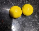 A picture of step 2 of Plum shikanji.