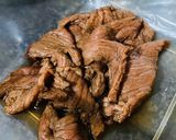 A picture of step 3 of Beef Biltong.