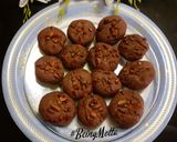 A picture of step 5 of Choco-Cashew Nankhathai (Airfryer Recipe).