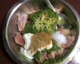 A picture of step 3 of Dhaniya Chicken.