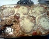 A picture of step 13 of Steak & Artichoke Noodle Bake w Mushrooms & Provolone.