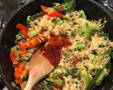 Mozzarella & veggie egg fried rice recipe step 7 photo