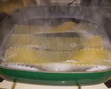 A picture of step 1 of Tricia's Lasagna.