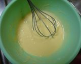A picture of step 1 of Steamed Sweet Bread with Strawberry Jam Made with Pancake Mix.