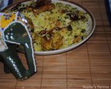 A picture of step 17 of My chicken biryani.