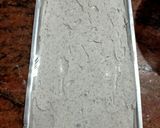 A picture of step 4 of Oreo biscuit ice-cream.